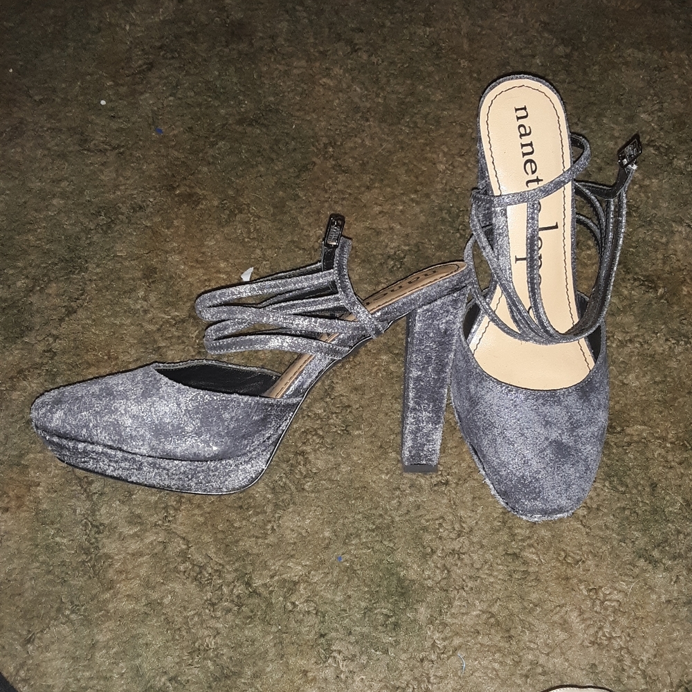 Nanette Lepore blue pumps sz 8